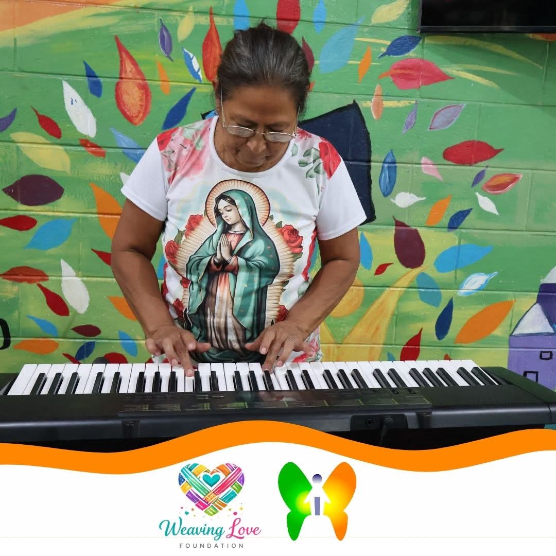 Children participating in the Healing with Music program