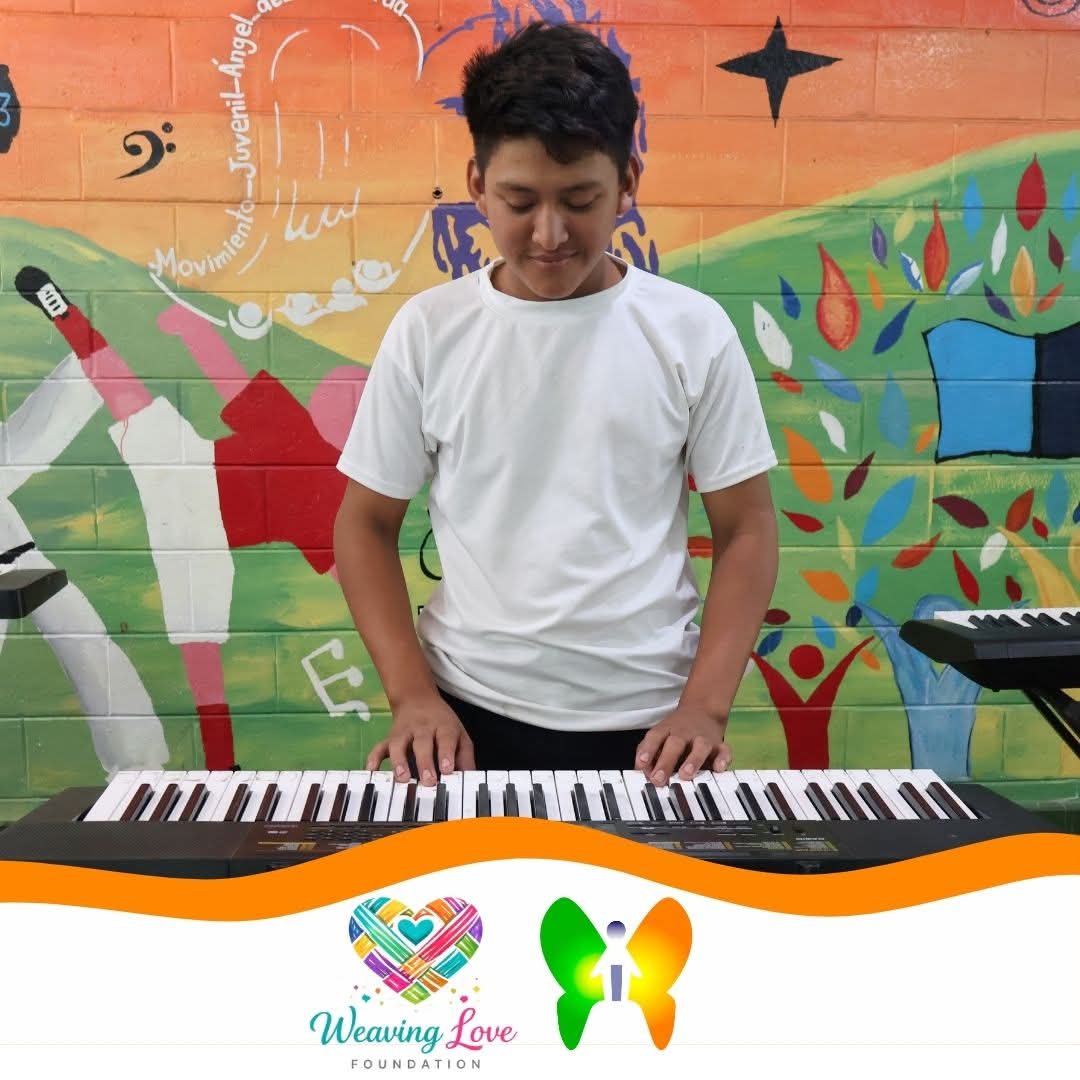 Youth participant in the Healing with Music program